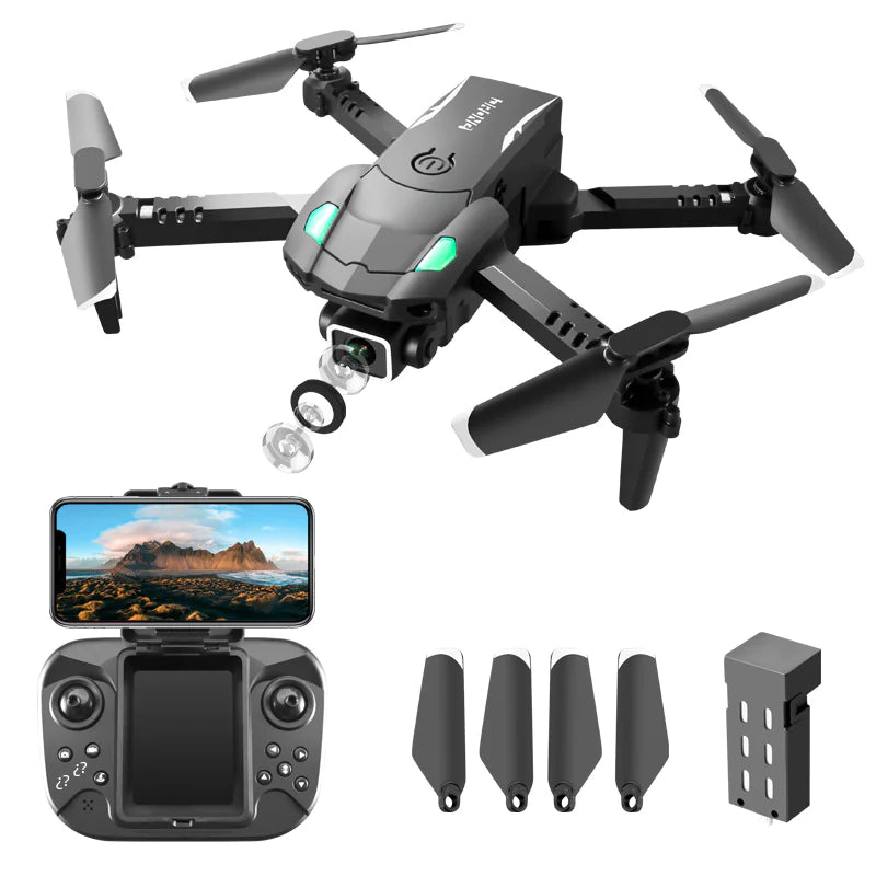 Minidron S128 con cámaras duales y sistema para evitar obstáculos