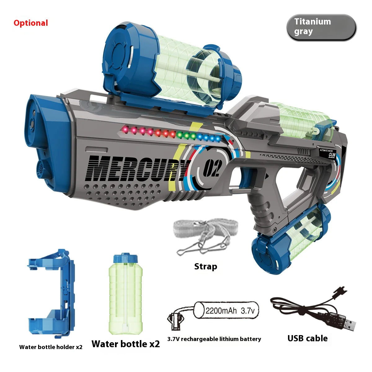 Pistola de Agua Espacial M2 Light