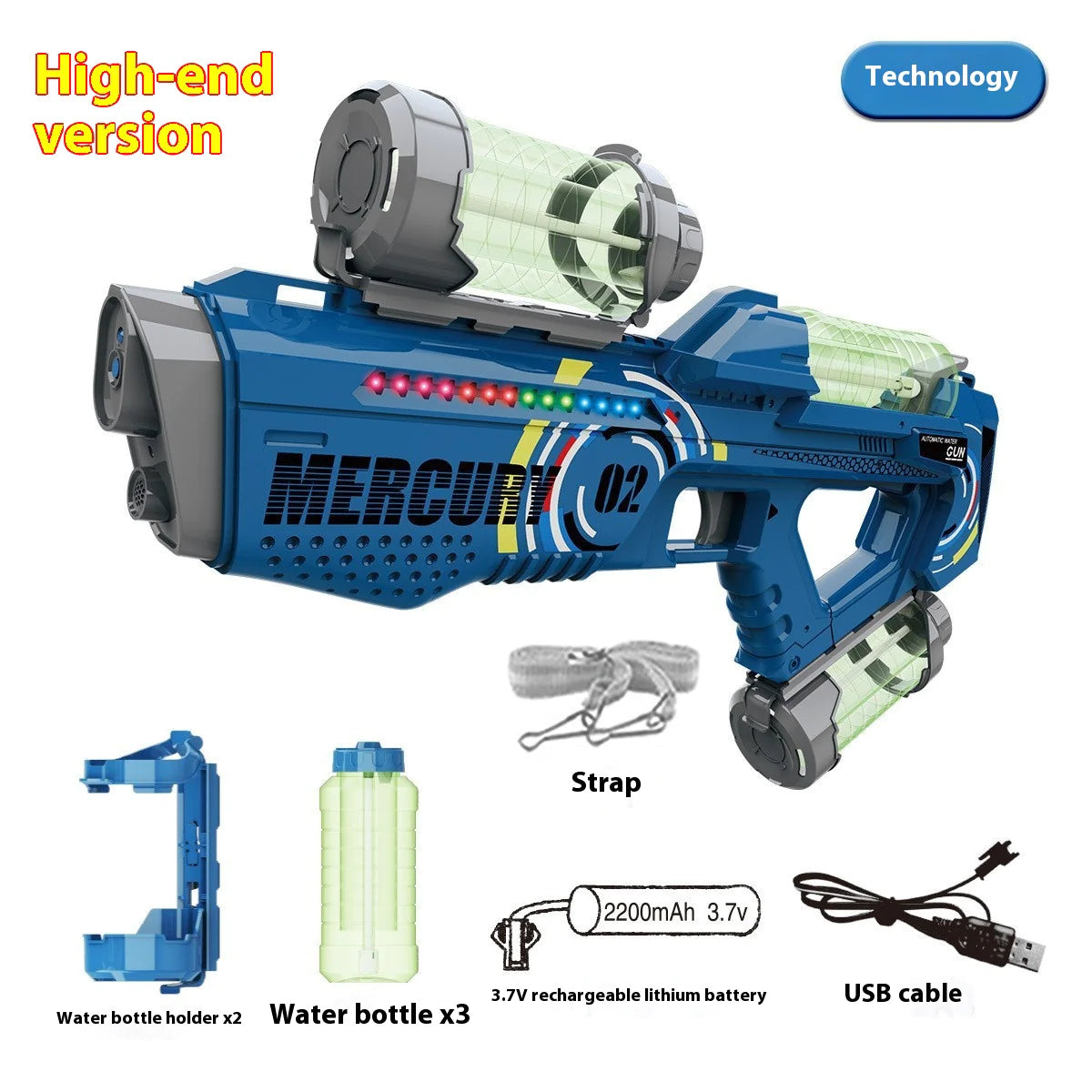 Pistola de Agua Espacial M2 Light